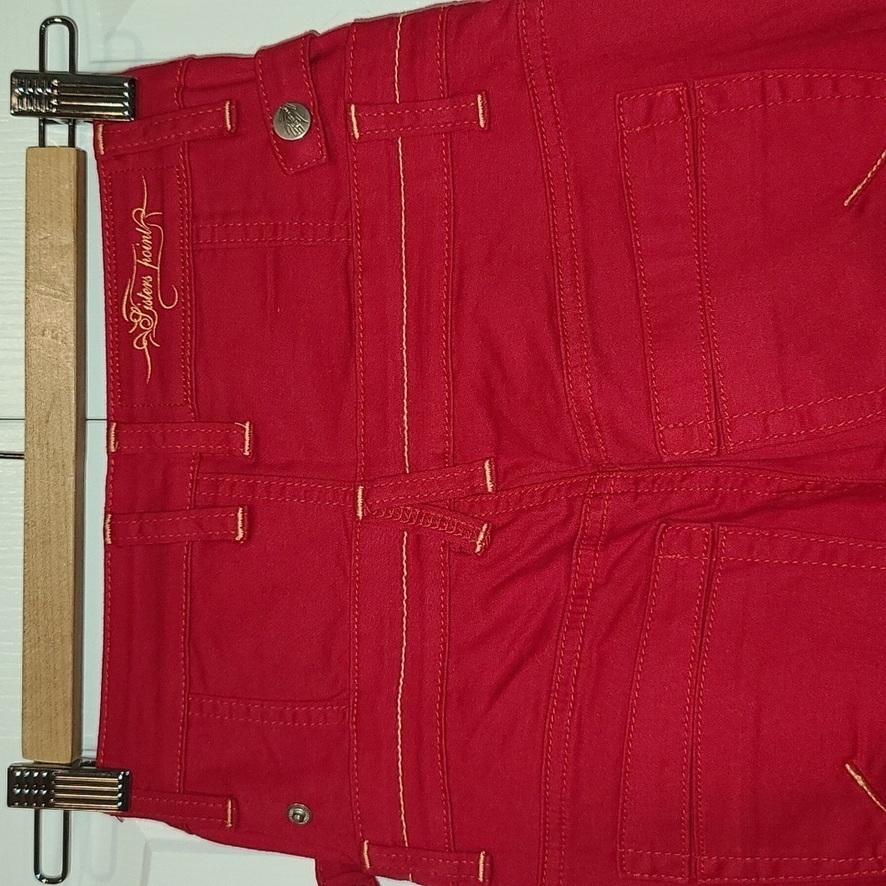 *Rare Find* Sisters point FODA Red high waisted Wide Leg pants XS Y2K - Picture 12 of 16